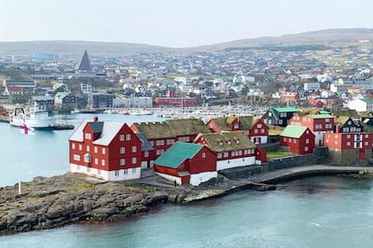 Tórshavn: el pueblo capital de las islas Feroe.