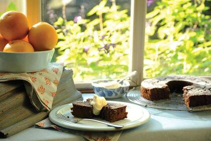 Torta de chocolate y naranja