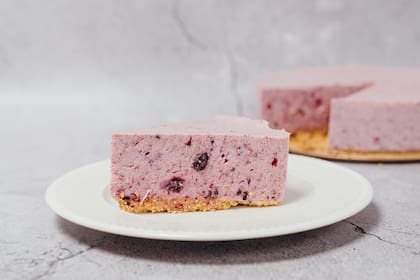 Torta de frutos del bosque sin horno
