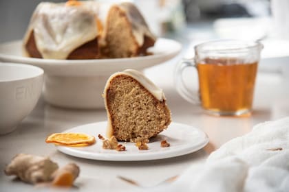 Torta de jengibre y cúrcuma
