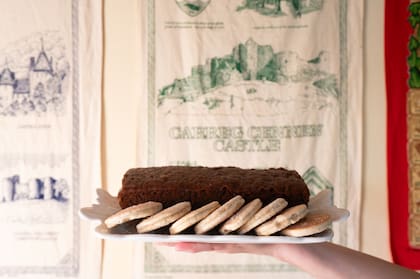 Torta galesa y teisen bach en Plas y Coed