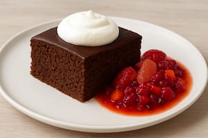 Torta húmeda de chocolate y algarroba