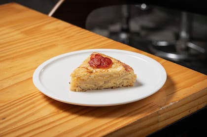 Tortilla con chistorra de Canti