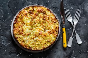 Tortilla de puerro