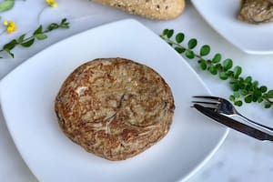 Tortilla al horno de berenjena