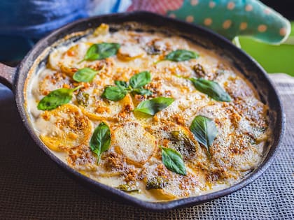 Tortilla de carne picada y papa.