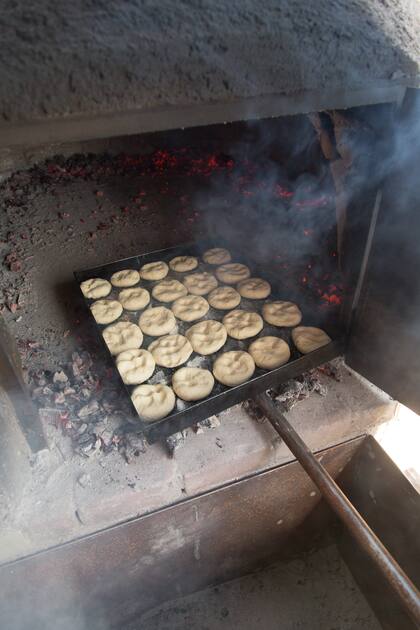 Tortitas al horno de barro.