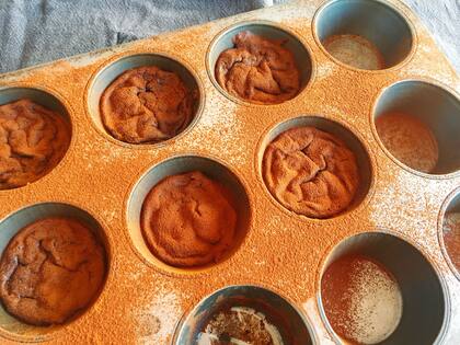 Tortitas húmedas de chocolate y palta