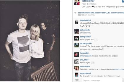 Toto Suar junto a su novia Lucina