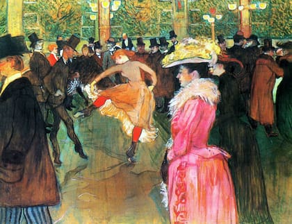 Toulouse Lautrec: en el Moulin Rouge.