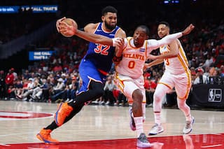 Towns logra un triple-doble y los Knicks vencen 114-98 a los Hawks para empatar 2-2