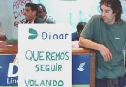 Dinar dejó de volar en 2002