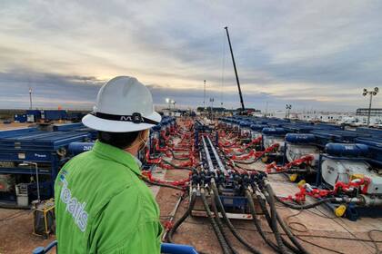 Trabajadores de Tenaris en Vaca Muerta