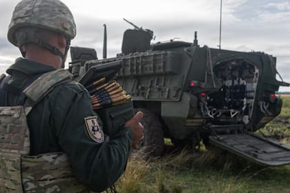 Trabajos de instrucción en el Ejército Argentino