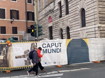 Trabajos de limpieza y restauración en Roma