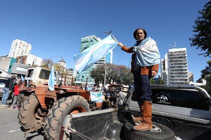 Tractorazo en la ciudad de Buenos Aires