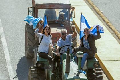 Tractorazo en la ciudad, marcha del campo