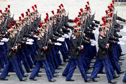 El Día de la Bastilla en las calles de la capital de Francia