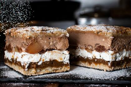 Tradicional postre Balcarce, nacido en esta ciudad bonaerense.
