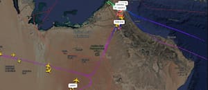 Así fue el momento en que atacaron el aeropuerto de Dubái