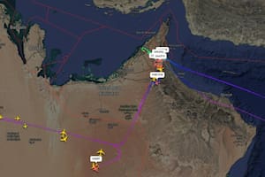 Así fue el momento en que atacaron el aeropuerto de Dubái