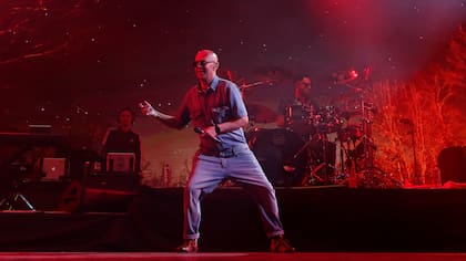 El Indio Solari, anoche en Olavarría