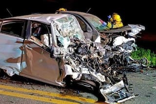 Mortal choque frontal en el comienzo del fin de semana largo