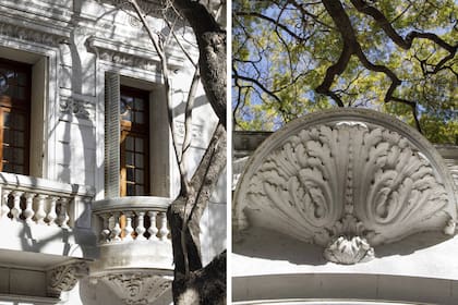 Tranquila, la fachada clásica de las primeras casas de Barrio Parque no dan la mínima advertencia de los vibrantes interiores