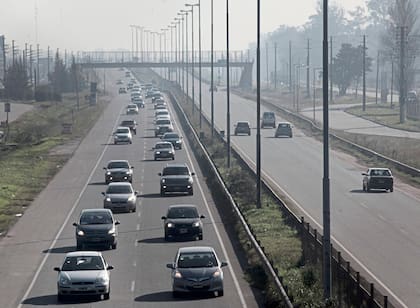 Tránsito hacia la costa un fin de semana largo