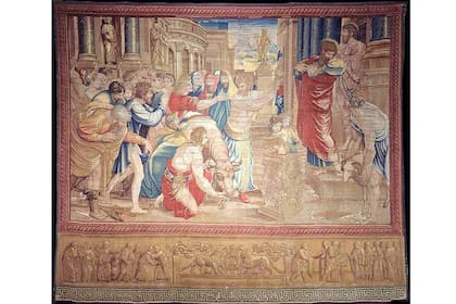 "El sacrificio de Listra" es uno de los tapices que se podrán ver en la Capilla.