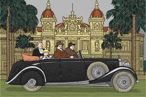 Tras abandonar Alemania a finales de la década de 1940, el barón y su familia vivieron un tiempo en Montecarlo antes de trasladarse a La Habana y finalmente a Nueva York.