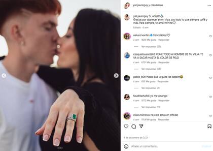 Tras anunciar su compromiso, Valentín Barco y Yaz Jaureguy revelaron que esperan a su primera hija