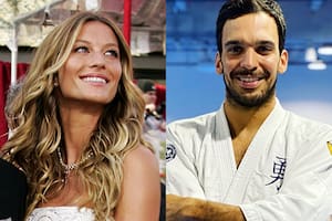 Gisele Bündchen fue vista de vacaciones con su entrenador de jiu-jitsu