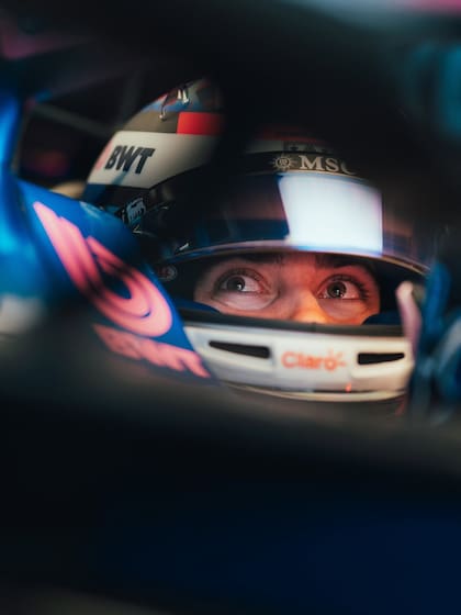 Tras cumplir el sueño de llegar a la Fórmula 1, Colapinto expresó que su deseo es ser campeón del mundo (Foto: Instagram @alpinef1team)