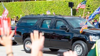 Tras dejar la presidencia el pasado 20 de enero, Donald Trump fue recibido por sus seguidores en Palm Beach