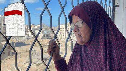 Tras dos años de guerra, la familia de Muna está desperdigada por Gaza