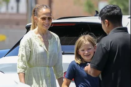 Tras el accidente JLO se mantuvo tranquila