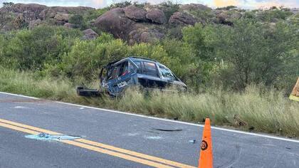Tras el accidente, murió el chofer del camión