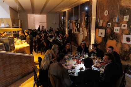 Tras el cóctel, la noche continuó con una cena para 220 personas