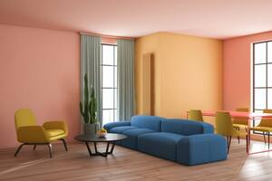 Tras el Covid, cada vez más personas optan por pintar sus casas de colores que mejoren el estado de ánimo: se eligen colores alegres, que nos transmiten vitalidad y positivismo: como el amarillo, el verde, el turquesa, entre otros