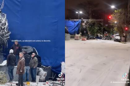 Tras el estreno de la serie, Domenech mostró cómo fue el detrás de escena (Foto: Captura de video / TikTok @domenechcaro_ok)