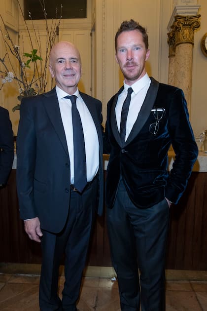 Jorge Telerman y Benedict Cumberbatch en el Colón
