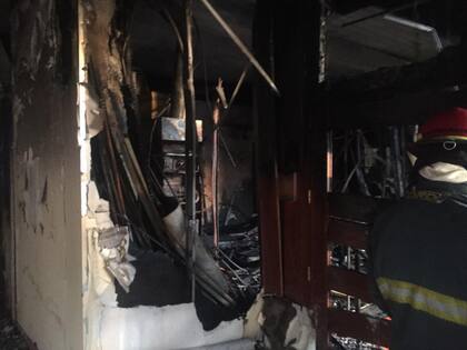 Tras el incendio, la estructura está estable y no hay peligro de derrumbe