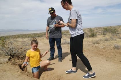 El terremoto de magnitud 7,1 del pasado viernes rompió el suelo en varias partes de la ciudad de Ridgecrest