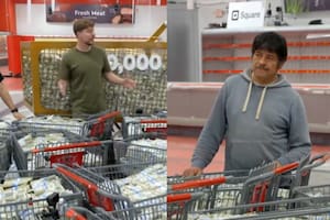 El youtuber “MrBeast” ofreció US$1 millón a cambio de encerrarse un año en un supermercado