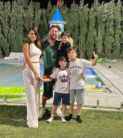 Tras ganar la Copa del Mundo, la familia pasó las fiestas en Rosario