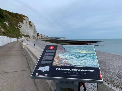 Tras haber estado perdida por años, el FBI comenzó a investigar una de las primeras creaciones de Monet cuando fue puesto en venta (X @Troian_Leroy)