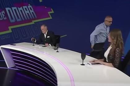 Tras la discusión con el conductor, Aracre abandonó el estudio (Foto: Captura de video / C5N)