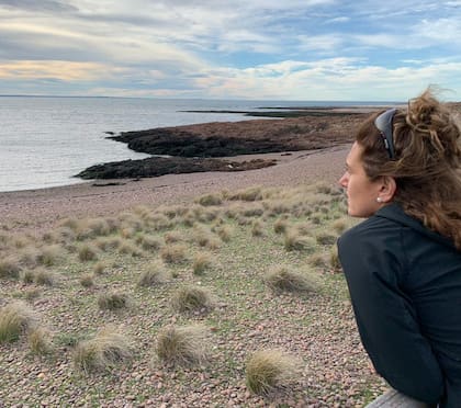 Tras la muerte del conductor, Mariana se instaló en Puerto Madryn