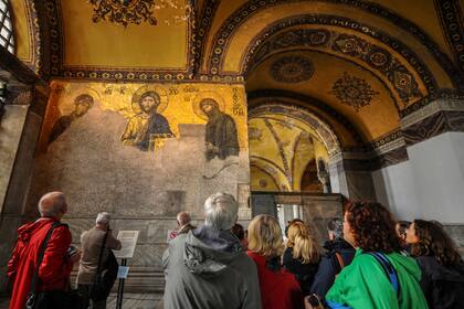 Los visitantes recorrieron la mezquita